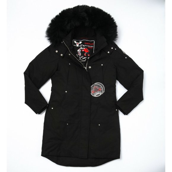Moose Knuckles Jackets & Blazers - Moose Knuckles Shearling Stirling Black Parka